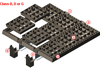 multipart recessed ductile iron access cover & frame