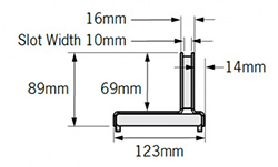 dimensions - brickslot 100