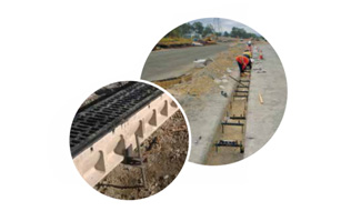 trench drain installation