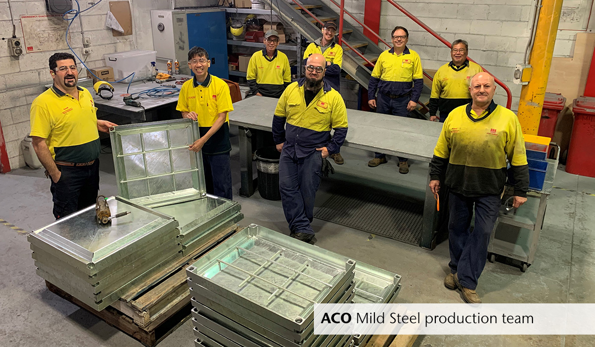 ACO mild steel production team