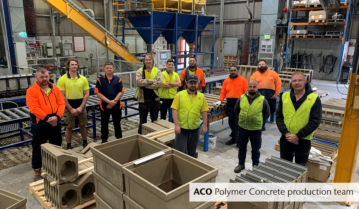 ACO polymer manufacturing team